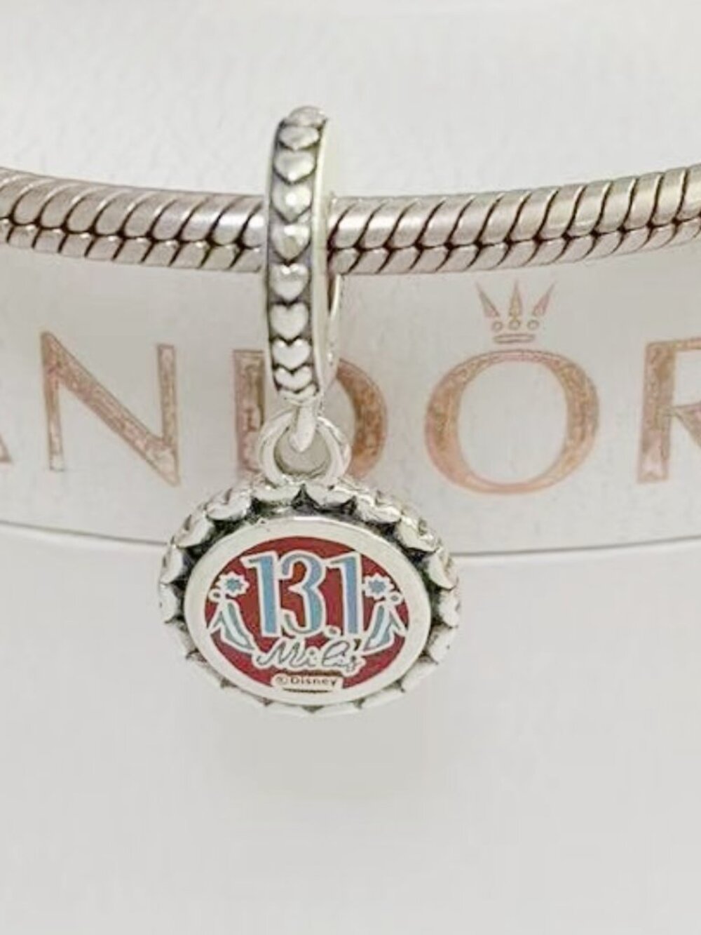 Pandora Disney Princess 2020 13.1K , Half Marathon S925 ALE, Dangle Pendant Char
